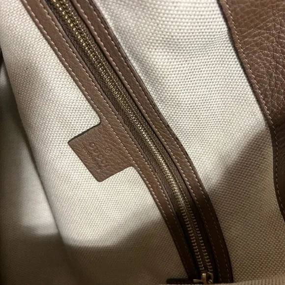 Gucci White Bamboo Flora Diana Canvas Satchel Multiple colors - Picture 5 of 12